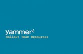 Yammer Rollout Team Resources