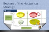 Beware of the hedgehog strategy