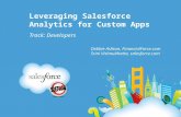 Leveraging Salesforce Analytics for Custom Apps