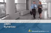 Microsoft Dynamics Ax 2009 Oversikt
