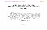 IAB Social Media Measurement and Intent Guide