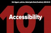 Accessibility 101 @ Webmontag Frankfurt Ignite, 2010-03-01