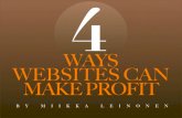 4 ways websites can make profit