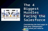 The 4 Biggest Challenges Facing All Salesforces