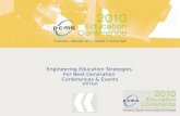 Engineering Next Generation Conference Education Sessions slideshare