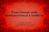 Functional and dysfunctional conflicts
