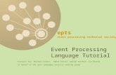 Debs2009 Event Processing Languages Tutorial