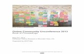 Online Community Unconference 2013: Book of Proceedings