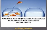 Winback and Acquisition Strategies in  Customer Relationship Management