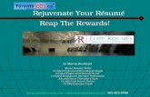 Martin Buckland   Rejuvenate Your Resume