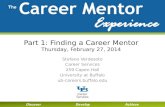 The Career Mentor Experience Part 1: Finding a Career Mentor
