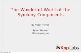 The Wonderful World of Symfony Components
