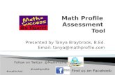 Math Profile Assessment Tool