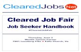 Cleared Job Fair Job Seeker Handbook June 5, 2014, Tysons Corner, VA