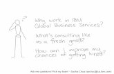 My IBM Global Business Services recruiting talk