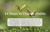 14 Steps to Change Habits
