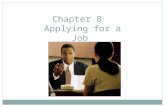 Chapter 8: Applying For A Job