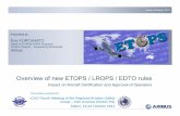 Overview of new etops lrops edto rules