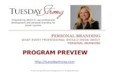 What Every Professional Should Know About Personal Branding