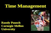 Randy Pausch on Time Management
