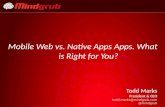Mobile Web vs. Native Apps