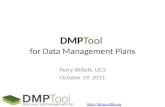 DMPTool webinar 2011-10-19