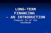 Ch15 Intro Financing
