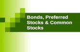 Bonds, preferred stocks and common stocks