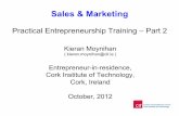 Practical entrepreneurship training part 2 Sales & marketing