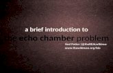A very brief introduction to the Echo Chamber problem