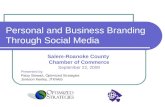 Personal and Business Branding using Social Media