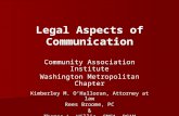 Legal aspects of communication   maryland 05-06-10