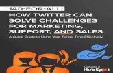 How Twitter Can Solve Challenges For Marketing And Sales