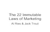 The 22 Immutable Laws of Marketing - Part 1