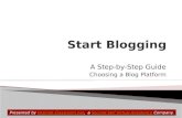 Start Blogging - A Step-by-Step Guide