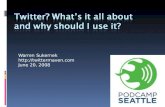 Twitter- What's It All About And Why Should I Use It?