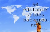 50 Editable Slides Backgrounds   Part One