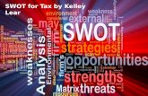 SWOT for tax .Plan your attack!