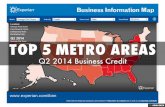 Top 5 Metro Areas for #Business #Credit