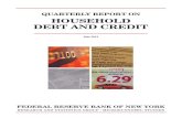 Household Debt and Credit - Quarterly Report, May 2013