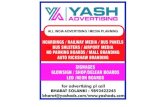 BEST OUTDOOR HOARDING IN- MUMBAI,THANE DISTRICT- MAHARASTRA - YASH ADVERTISING