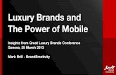 BrandEmotivity - Luxury Brands and The Power of Mobile