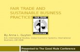 Fair Trade and Sustainable Business Practices