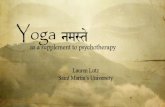Yoga as a Supplement to Psychotherapy