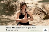 Free Meditation Tips for Beginners