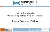 Hiring Corporate: What Nonprofits Need to Know