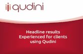 Qudini - headline retail results