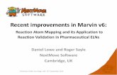 Recent improvements in marvin v6 reaction atom mapping and its application to reaction validation in pharmaceutical el ns