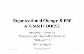 Change Management for ERP implementations - 101