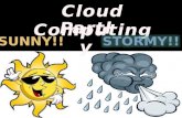 Cloud computing -  partly sunny partly stormy